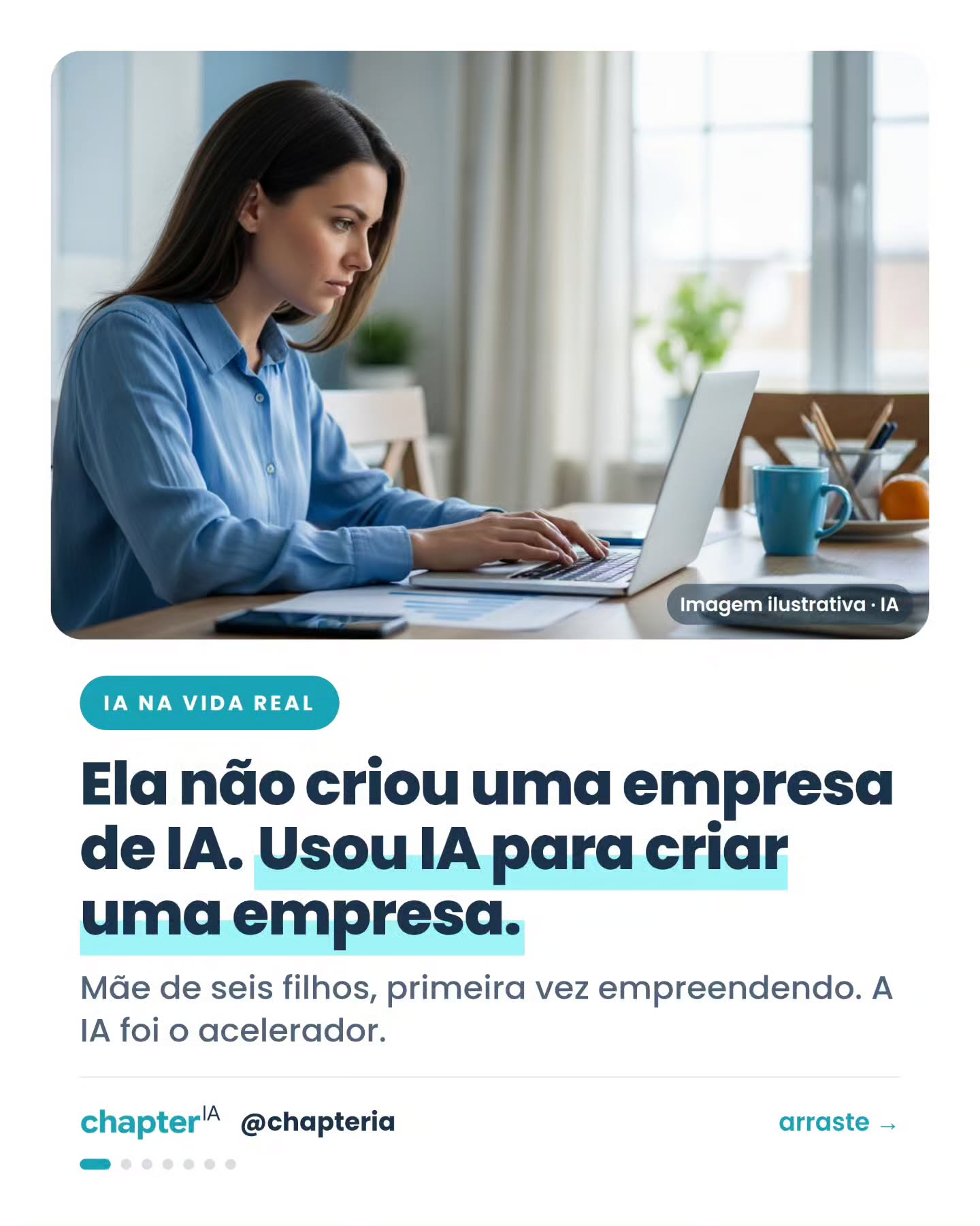 Post do Instagram da ChapterIA