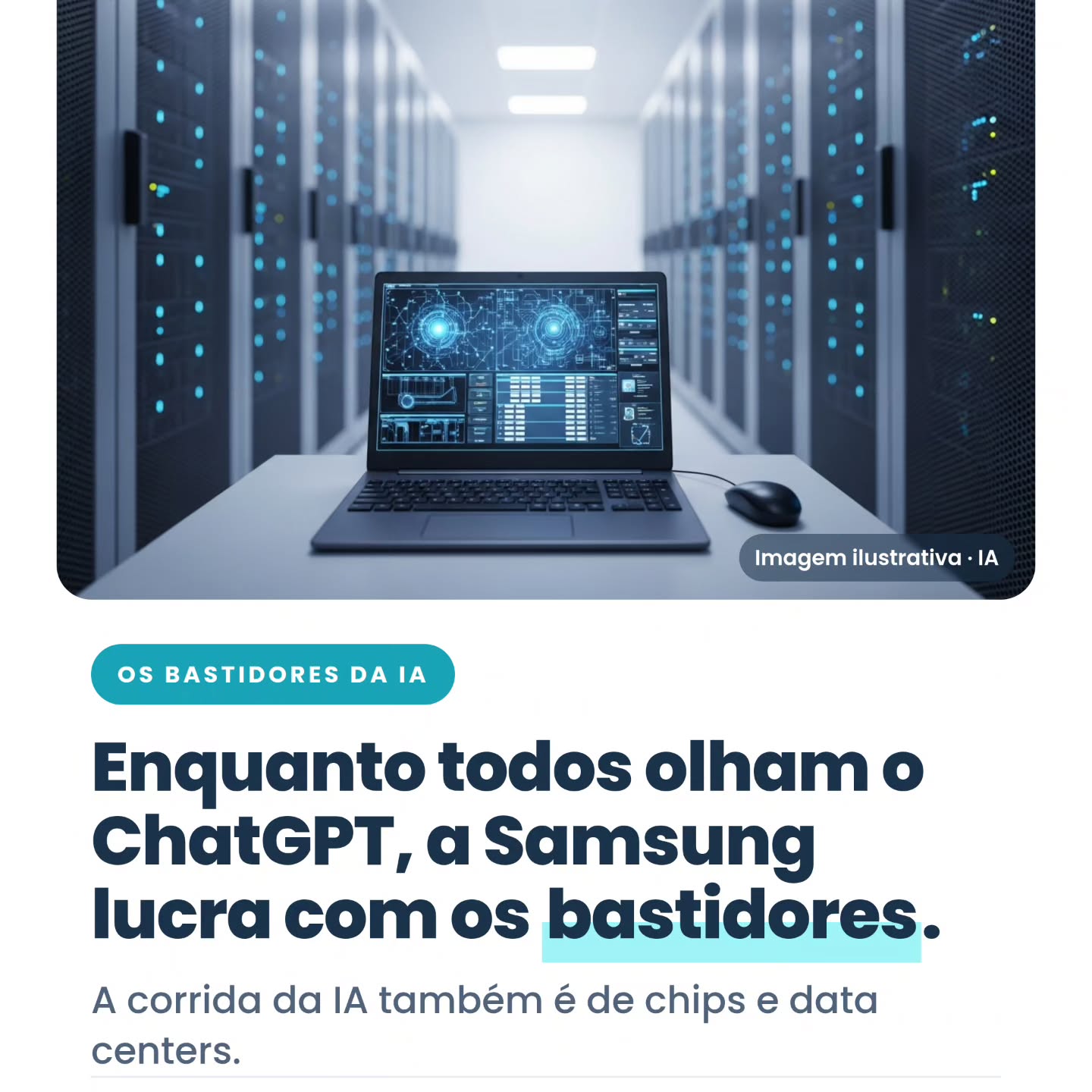 Post do Instagram da ChapterIA